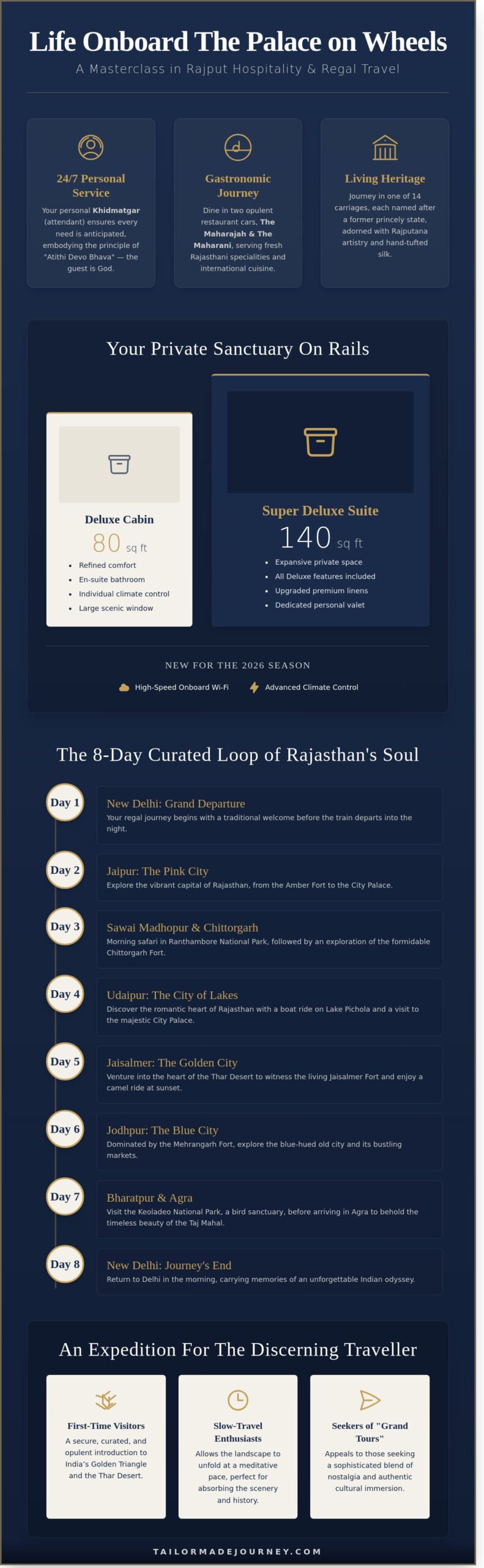 Palace on Wheels 2026: The Definitive Guide to India’s Original Luxury Train