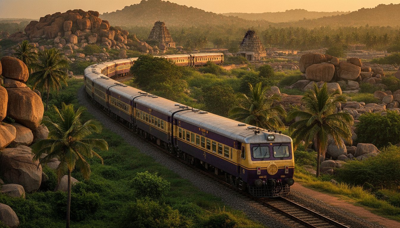 Golden Chariot: Luxury Train Journeys Through South India